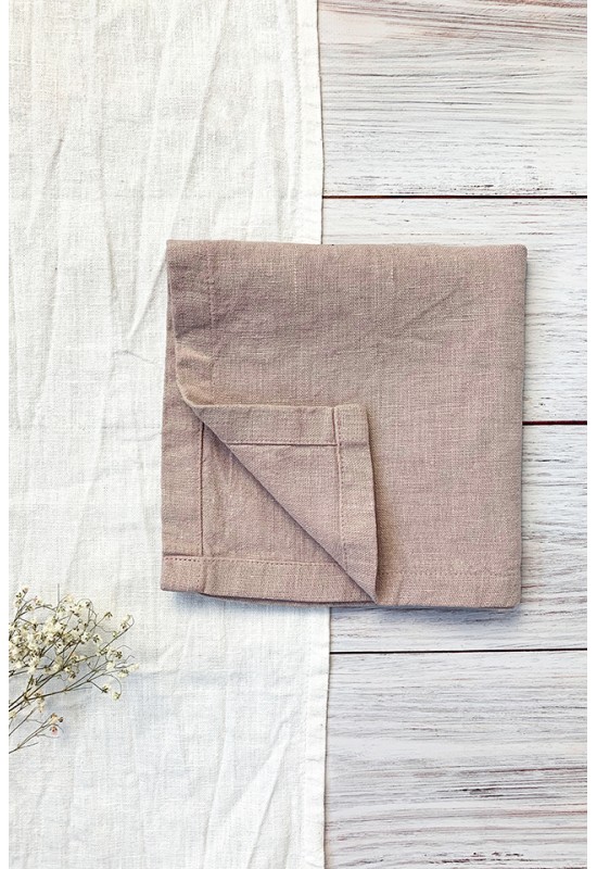 Dusty Pink | Mauve | Wood Rose Cloth Napkins  