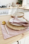 Dusty Pink | Mauve | Wood Rose Cloth Linen napkins  