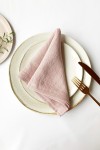 Dusty Pink | Mauve | Wood Rose Cloth Linen napkins  