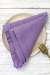 Lavender - Purple Linen Cloth Linen napkins
