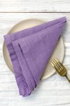 Lavender - Purple Linen Cloth Napkins