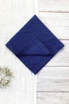 Indigo Royal Blue Linen Cloth Napkins 