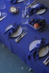 Indigo Royal Blue Linen Cloth Napkins 