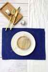 Indigo Royal Blue Linen Cloth Table Placemats