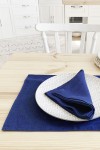 Indigo Royal Blue Linen Cloth Table Placemats