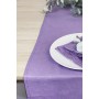 Linen table runner in Lavender (Purple)