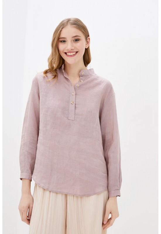 Linen shirt for women Loose linen blouse buttons