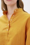 Linen loose shirt for women Half buttons