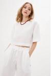 Linen top for women Loose crop blouse with sleeves
