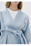 Linen wrap kimono jacket for women 