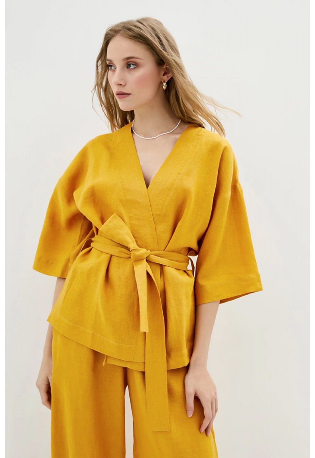 Linen Kimono Jacket for Women Oversized Blazer & Cardigan