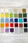 Linen Curtains Color Block - All Sizes,Colors