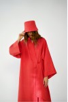 Linen kimono robe dress women Long sleeve dress