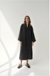 Linen kimono robe dress women Long sleeve dress