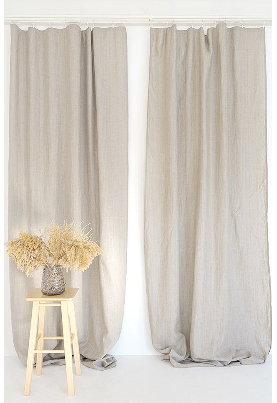 Linen Curtain Panels - Various Sizes,Colors