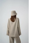 Linen loose jacket women 