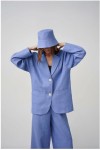 Loose linen jacket women Long sleeve 