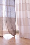 Linen Curtains Color Block - All Sizes,Colors