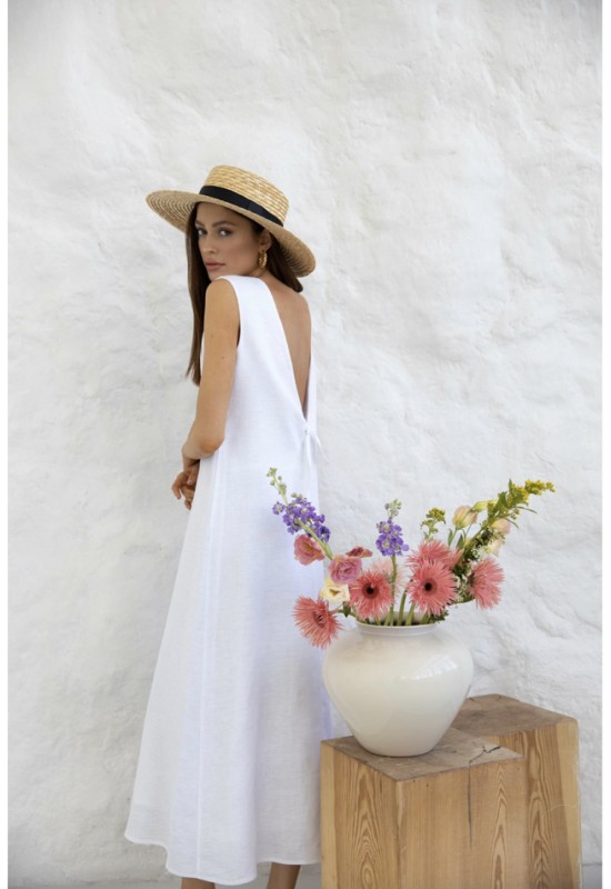 Linen dress OLIVIA in various colors