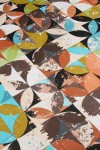 Waterproof Cotton Tablecloth |Geometric Abstract 