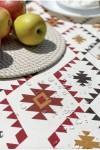 Waterproof cotton tablecloth Tribal aztec printed table сover