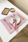 Cloth Cotton Napkins Set of 2 - Baby Pink