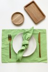 Set of 2 Greenery Cotton Napkins 