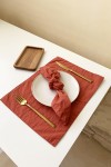 Terracotta cotton napkins Set of 2