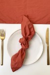 Terracotta cotton napkins Set of 2