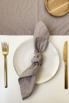 Cloth Cotton Napkins Set of 2 - Gray Beige