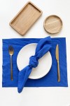 Cotton Napkins Set of 2 Indigo Blue