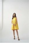 Short linen dress women Sleeveless loose sundress