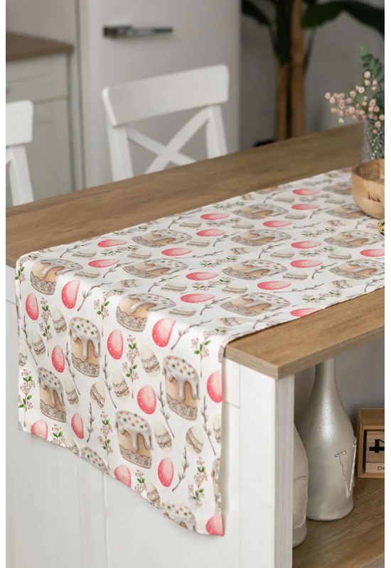 Waterproof cotton table runner | 4 Easter prints 