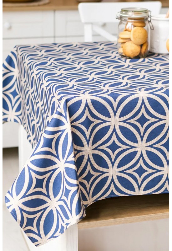 Waterproof Cotton Tablecloth | 4 Abstract Prints