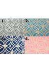 Waterproof cotton tablecloth 4 colors of abstract prints