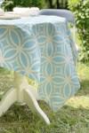 Waterproof cotton tablecloth 4 colors of abstract prints