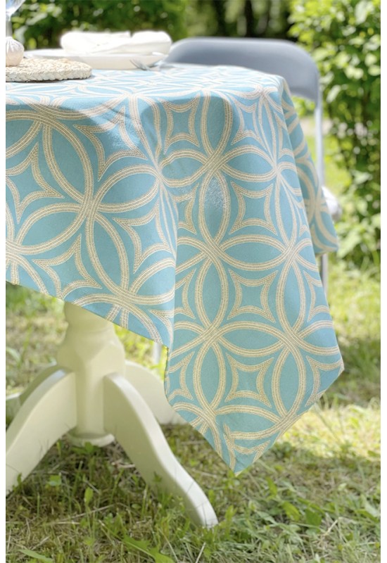 Waterproof Cotton Tablecloth | 4 Abstract Prints