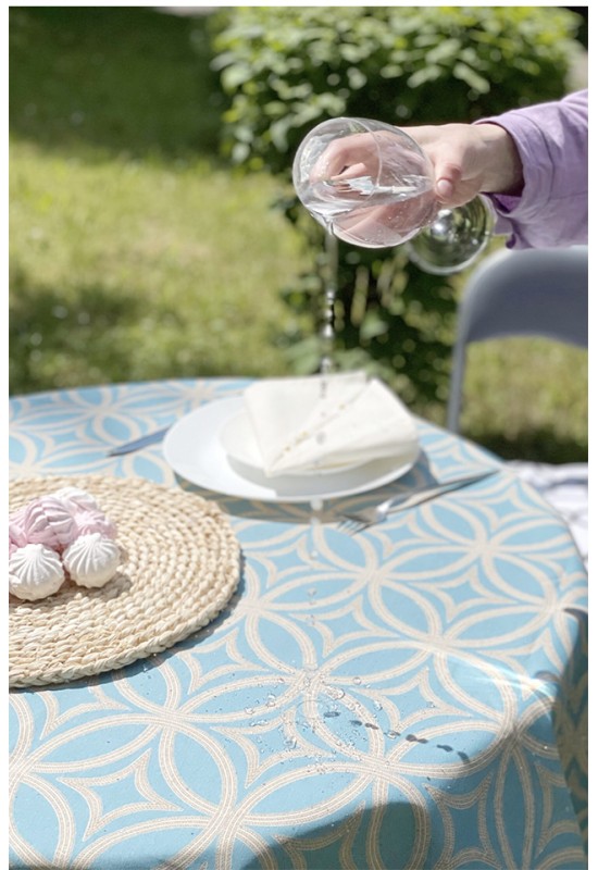 Waterproof Cotton Tablecloth | 4 Abstract Prints