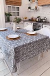 Waterproof Cotton Tablecloth | 4 Abstract Prints