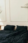 Cotton bedding in Black