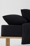 Cotton bedding in Black