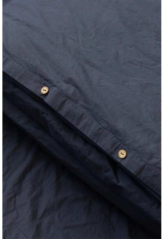 Cotton bedding in Dark blue