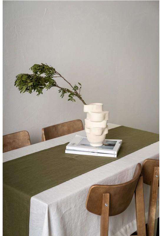 Forest - Dark Moss Green Table Runner 