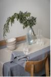 Natural Gray Beige Linen Table Runner 