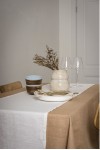 White Linen Table Runner