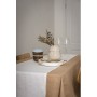 Linen table runner in White