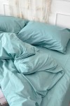 Cotton bedding in Mint blue