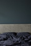 Cotton bedding in Dark blue