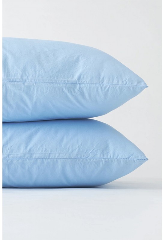 Cotton bedding in Sky blue