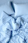 Cotton bedding in Sky blue